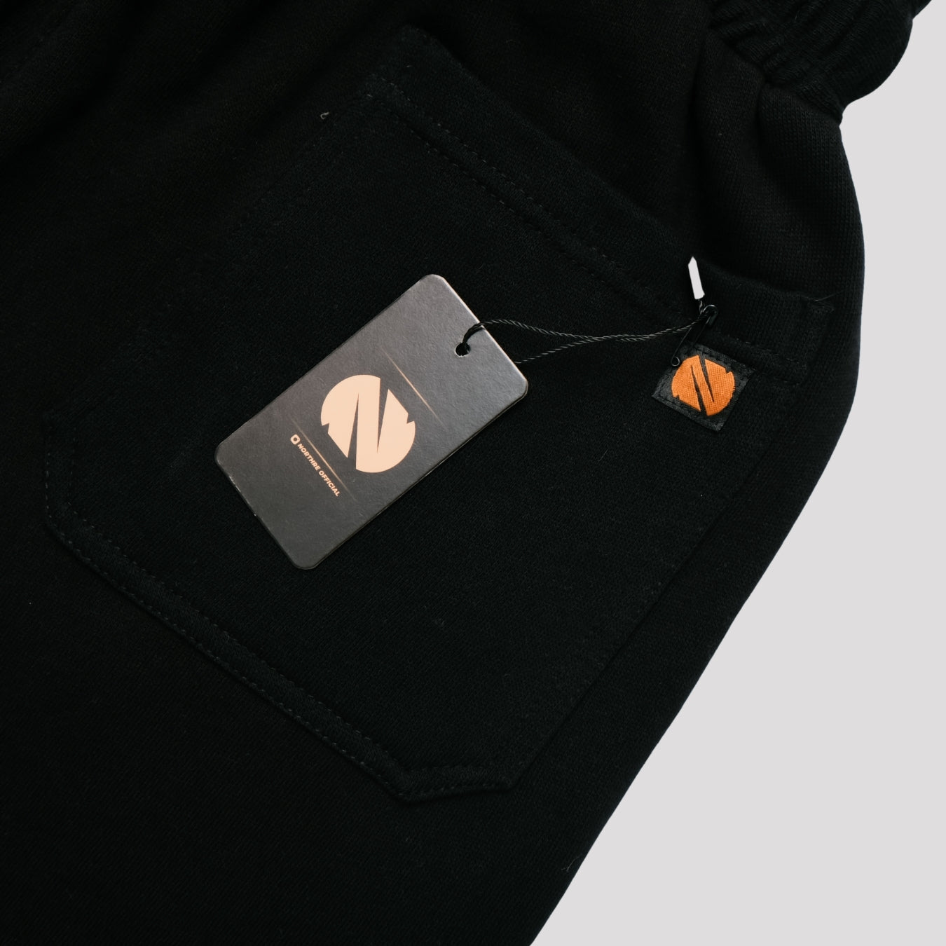 NORTHRE Short Pants Celso Cotton Fleece Black NTbasic