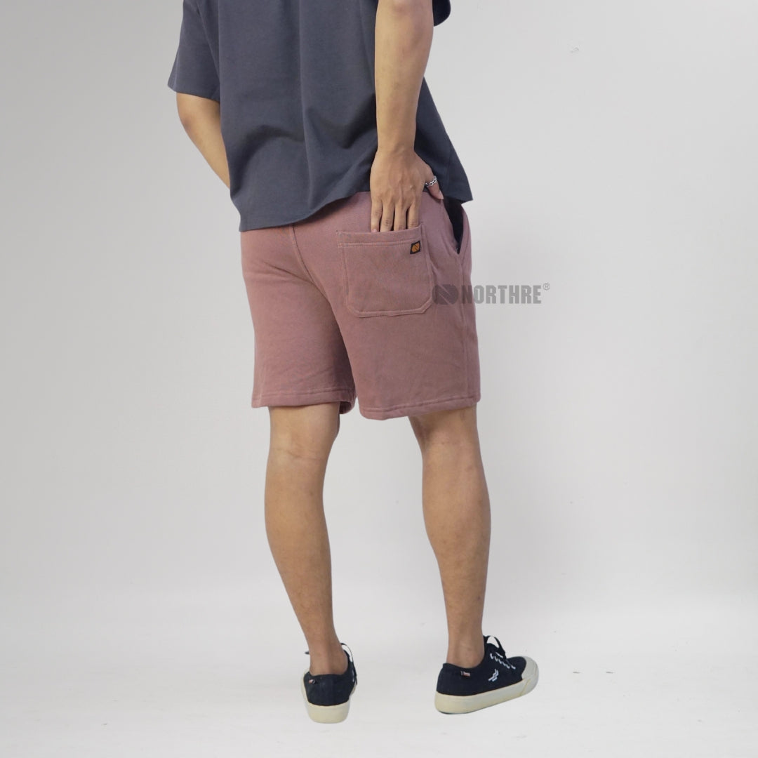 NORTHRE Short Pants Celso Cotton Fleece Chocolate NTbasic