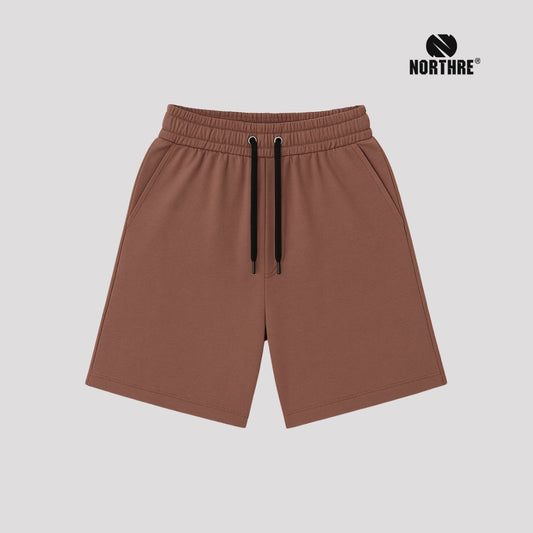NORTHRE Short Pants Celso Cotton Fleece Chocolate NTbasic