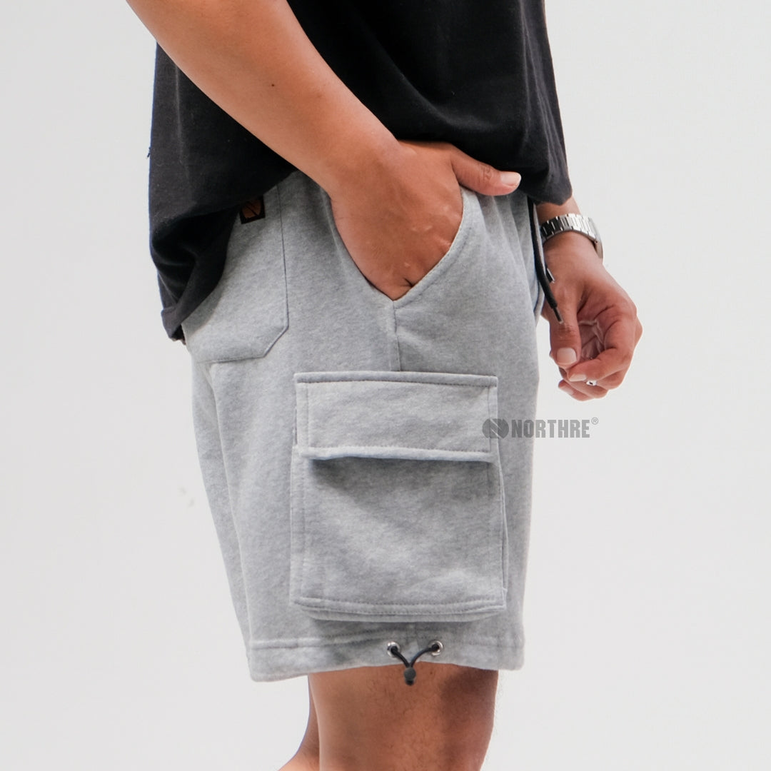 NORTHRE Short Cargo Croco Cotton Fleece NTbasic