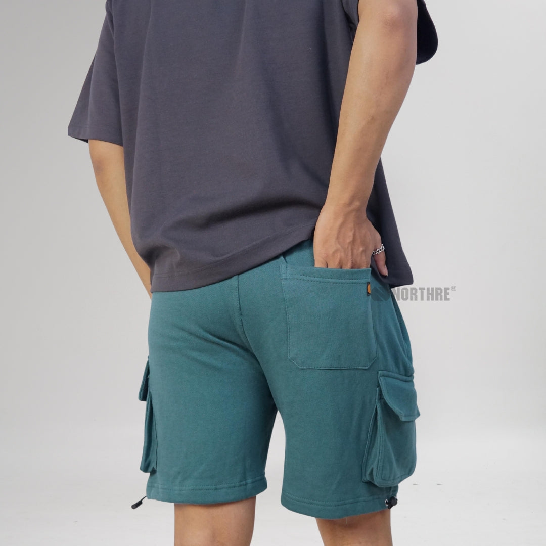 NORTHRE Short Cargo Croco Cotton Fleece Tosca NTbasic