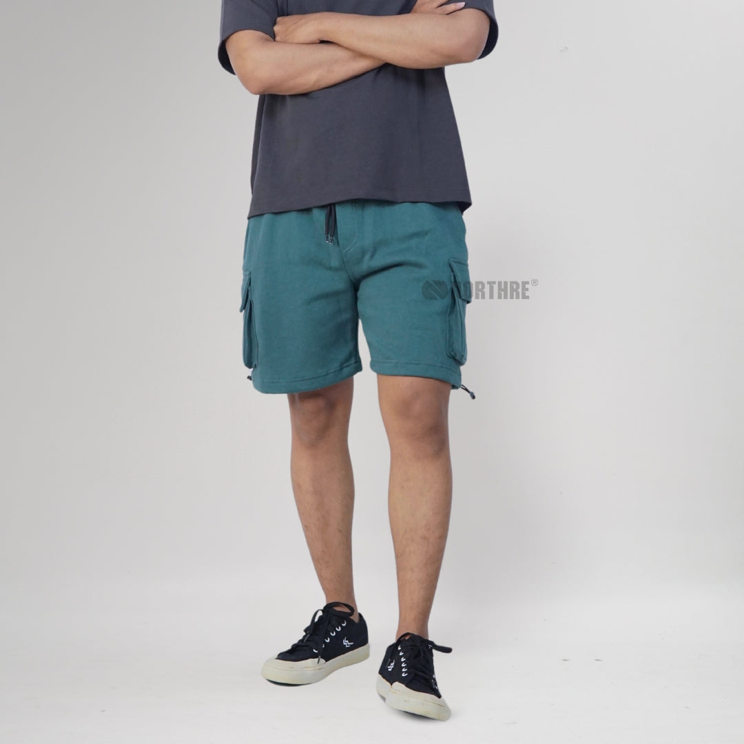 NORTHRE Short Cargo Croco Cotton Fleece Tosca NTbasic
