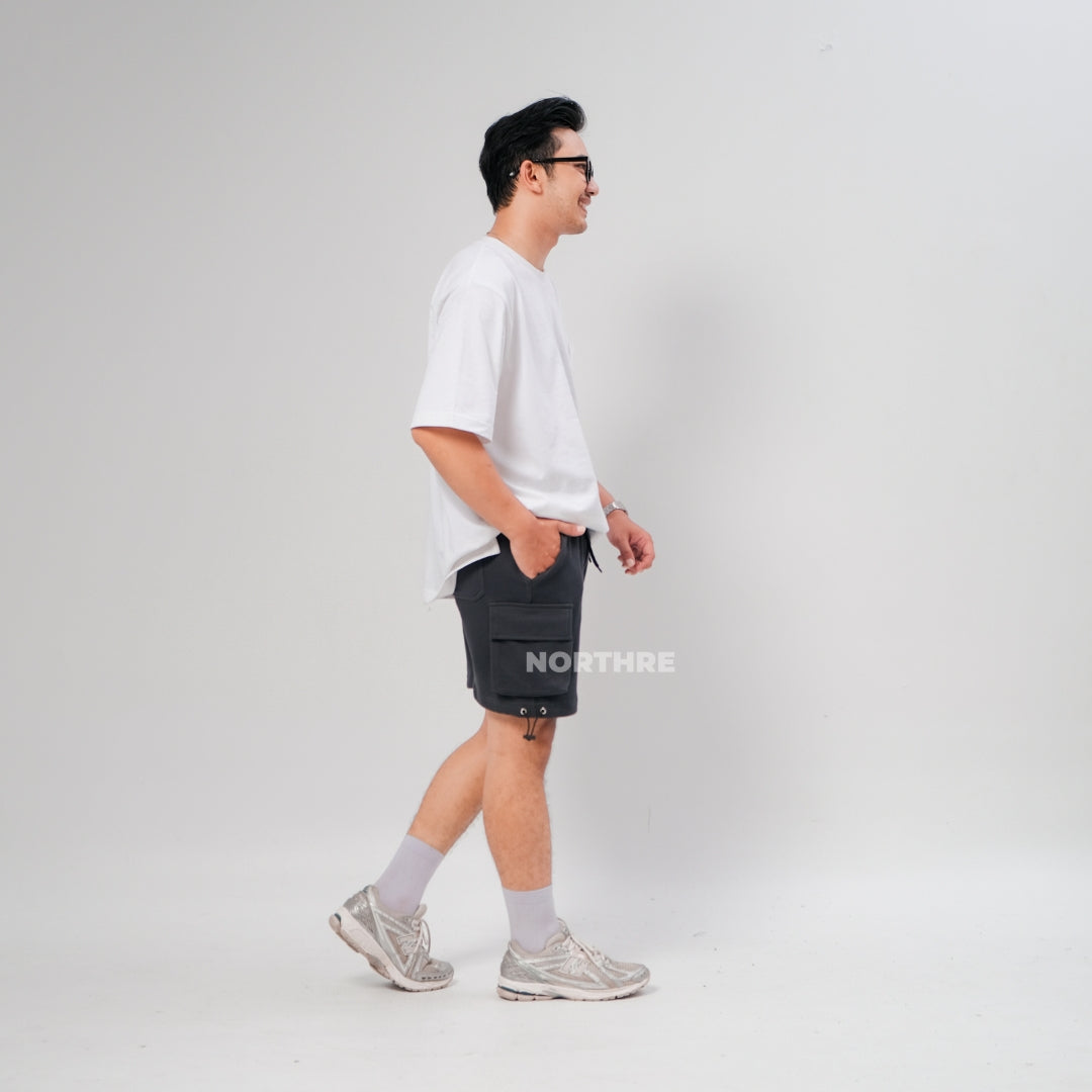 NORTHRE Short Cargo Croco Cotton Fleece NTbasic