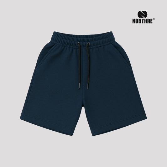 NORTHRE Short Pants Celso Cotton Fleece Navy NTbasic