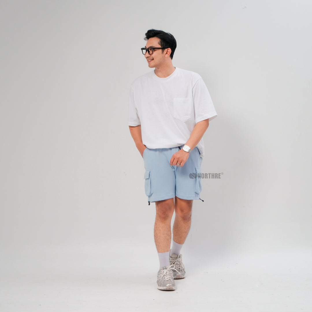 NORTHRE Short Cargo Croco Cotton Fleece NTbasic