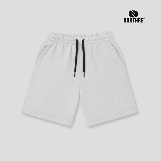 NORTHRE Short Pants Celso Cotton Fleece Soft Grey NTbasic