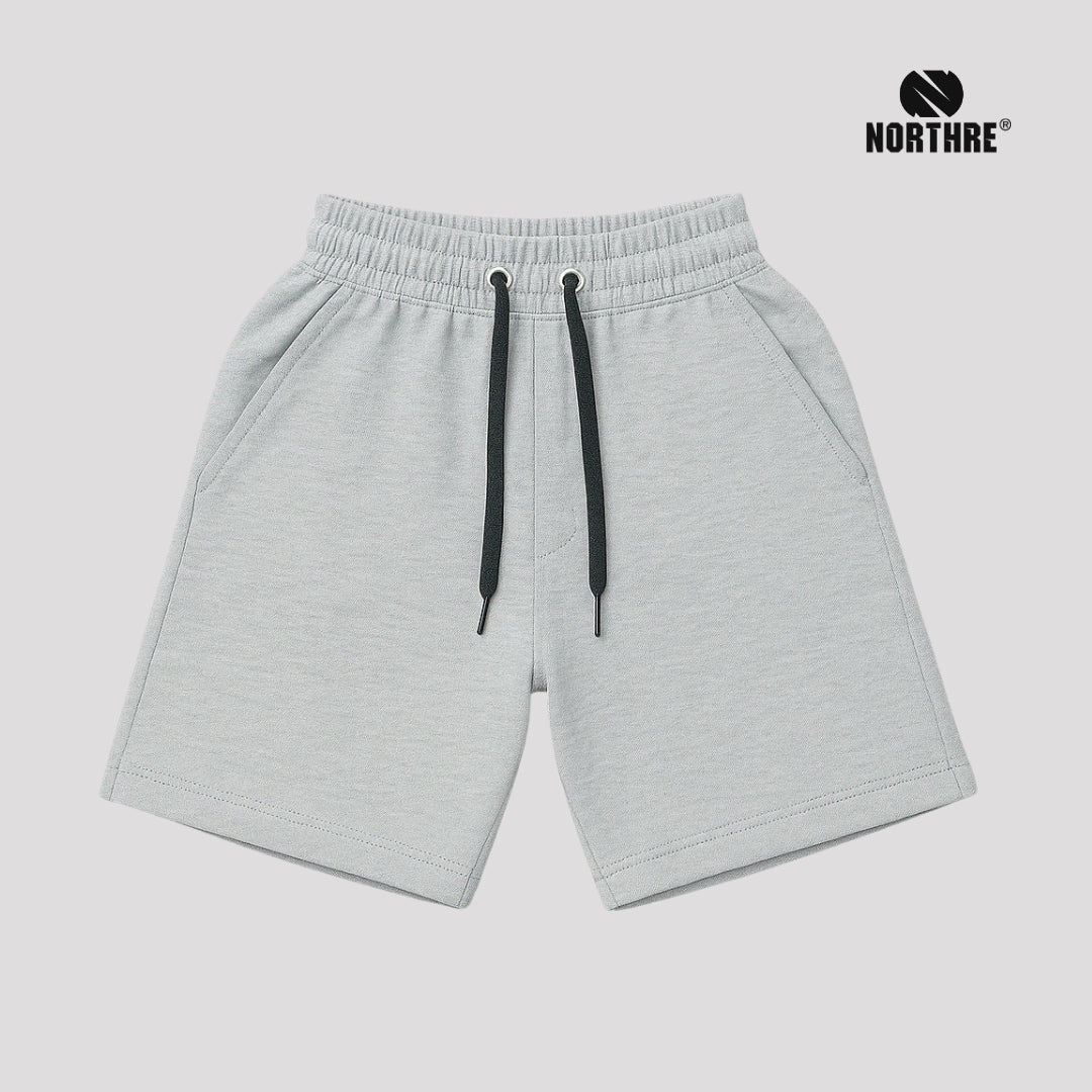 NORTHRE Short Pants Celso Cotton Fleece Grey Misty NTbasic