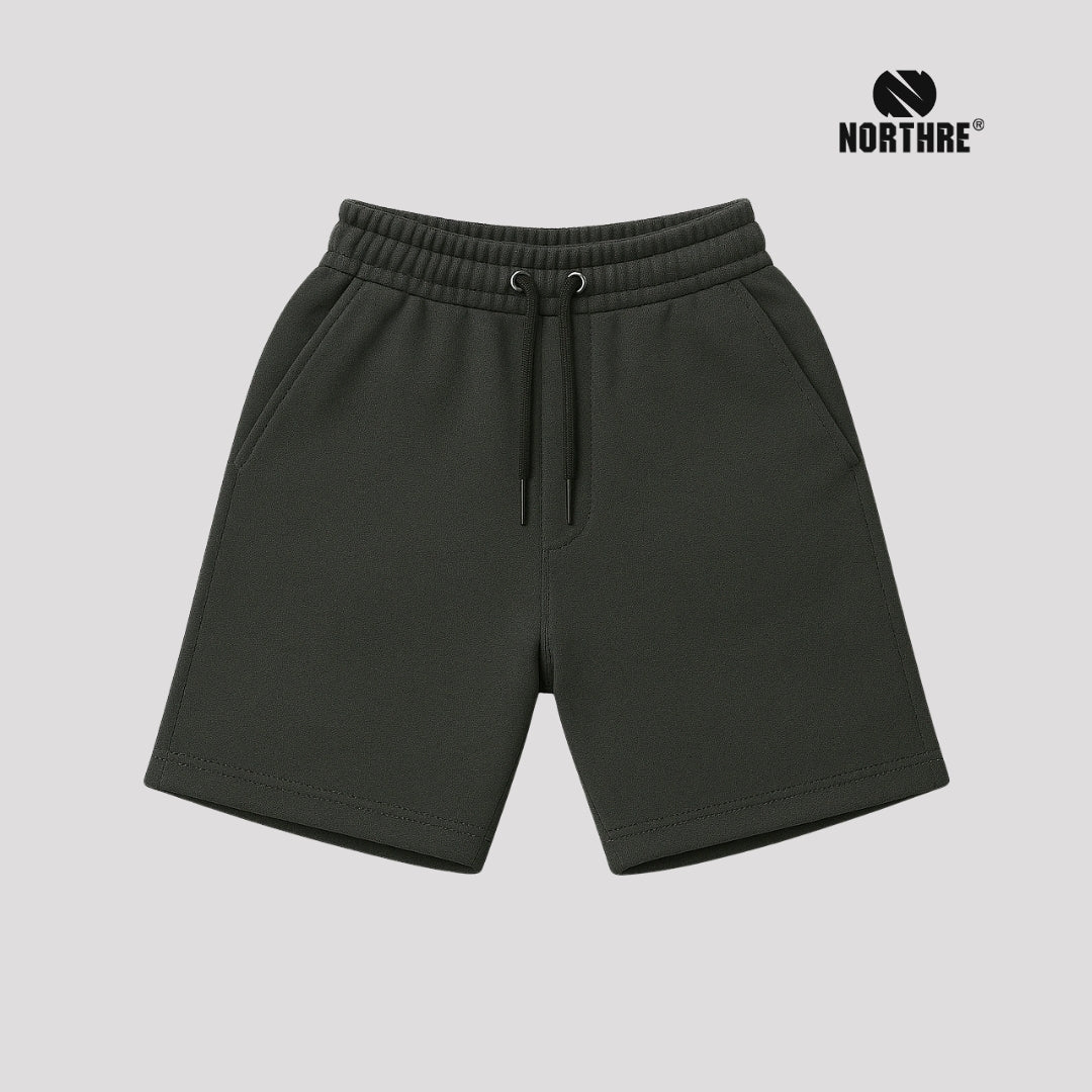 NORTHRE Short Pants Celso Cotton Fleece Dark Grey NTbasic