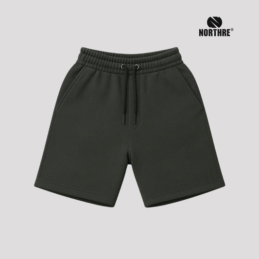 NORTHRE Short Pants Celso Cotton Fleece Dark Grey NTbasic