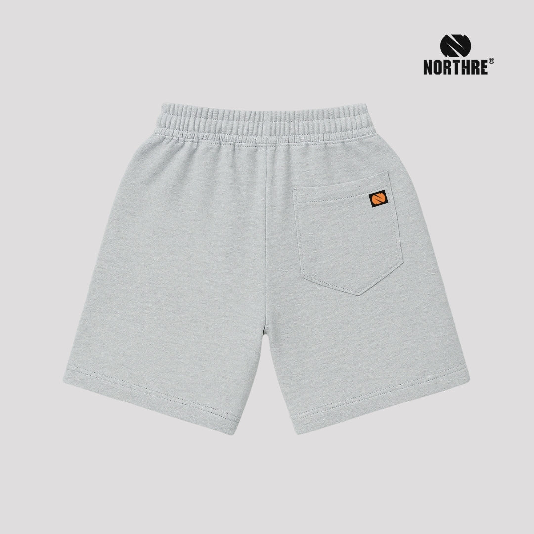 NORTHRE Short Pants Celso Cotton Fleece Grey Misty NTbasic