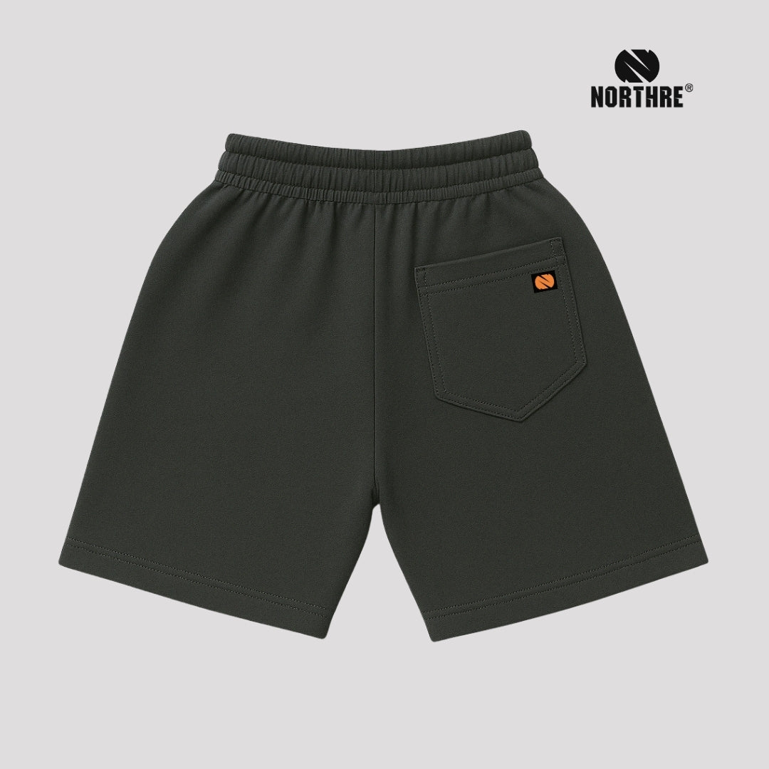 NORTHRE Short Pants Celso Cotton Fleece Dark Grey NTbasic