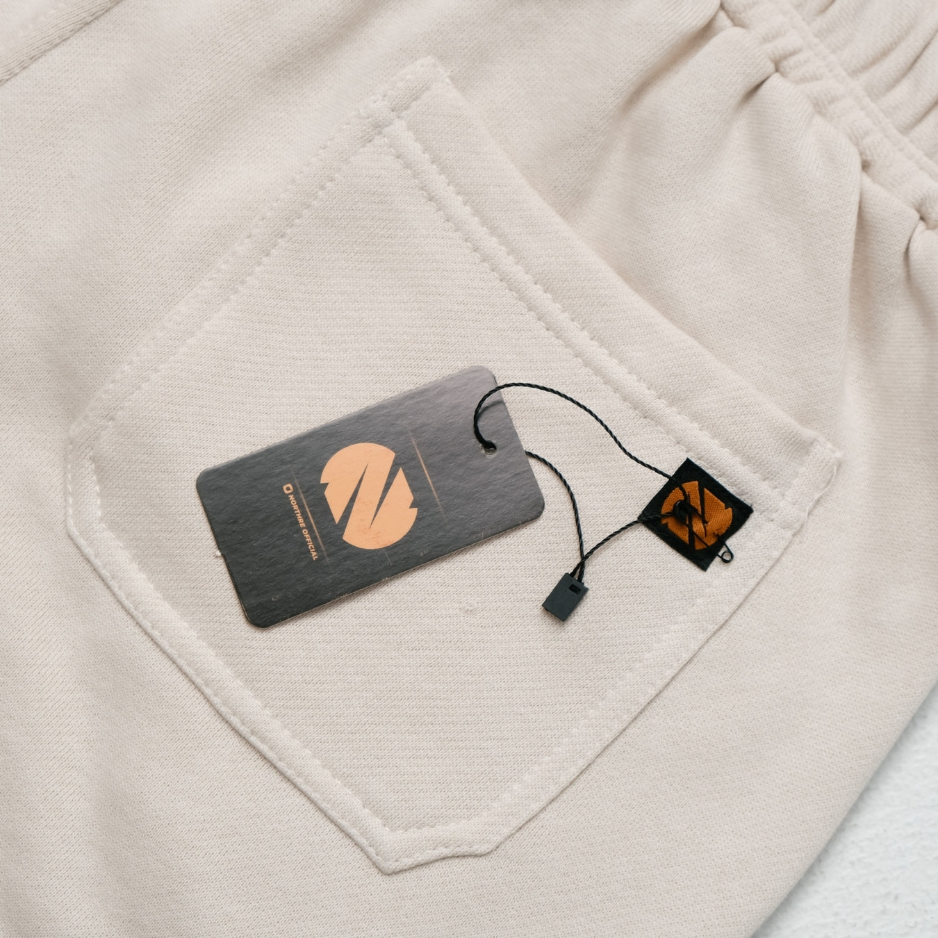 NORTHRE Short Pants Celso Cotton Fleece Cream NTbasic