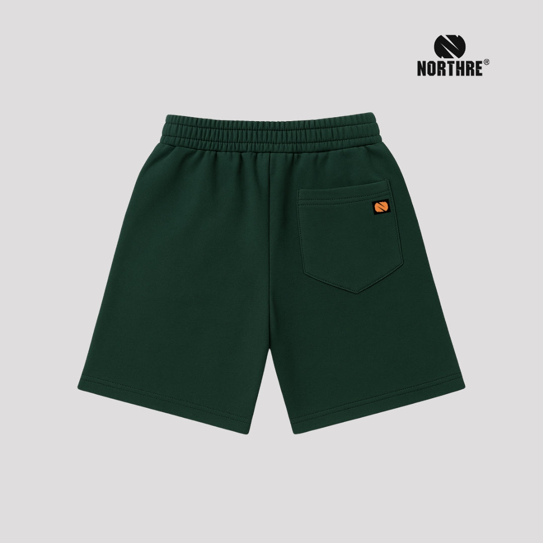 NORTHRE Short Pants Celso Cotton Fleece Bottle Green NTbasic