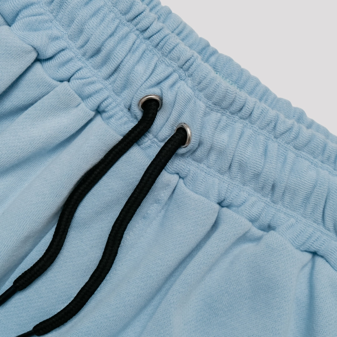 NORTHRE Short Cargo Croco Cotton Fleece Sky Blue NTbasic