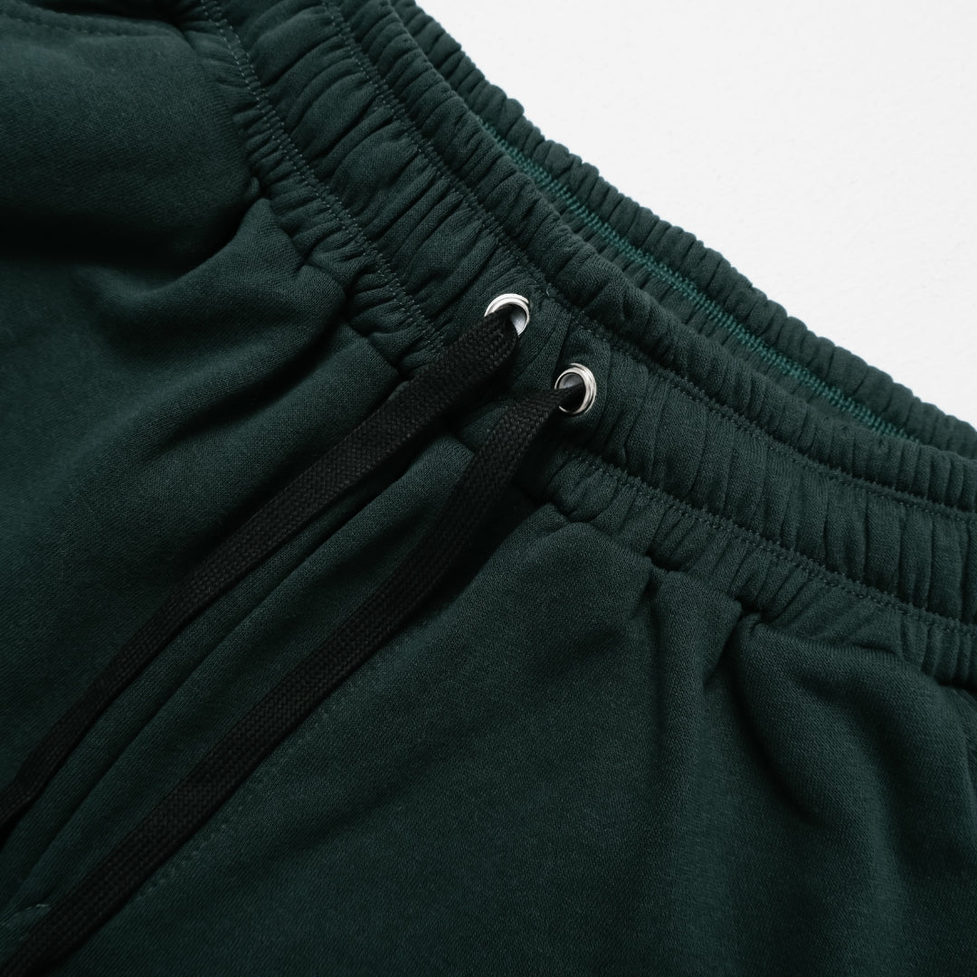 NORTHRE Short Pants Celso Cotton Fleece Bottle Green NTbasic