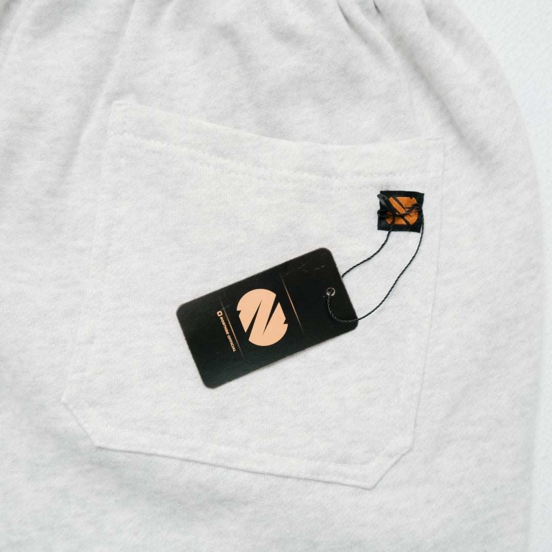 NORTHRE Short Pants Celso Cotton Fleece Soft Grey NTbasic