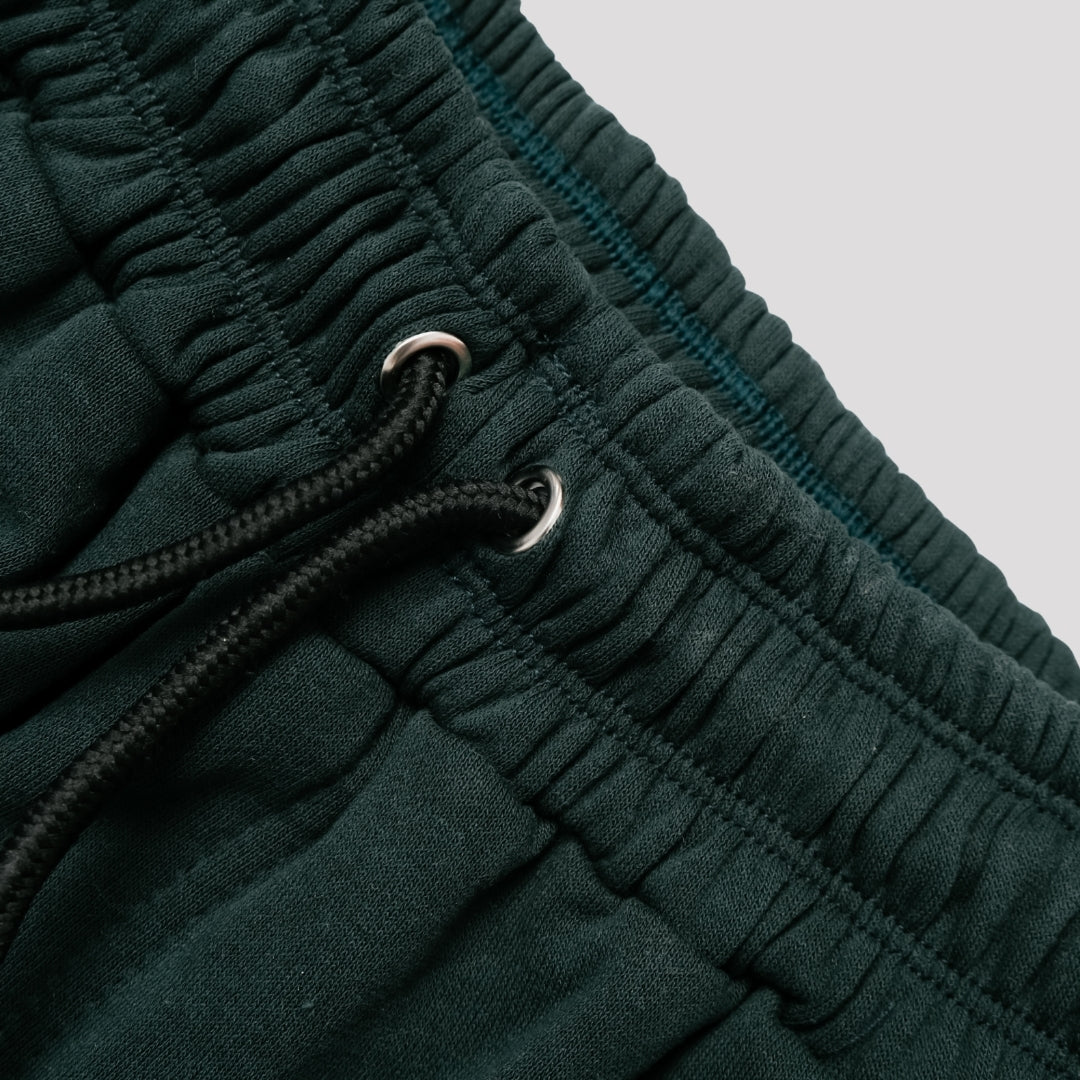 NORTHRE Short Cargo Croco Cotton Fleece Bottle Green NTbasic