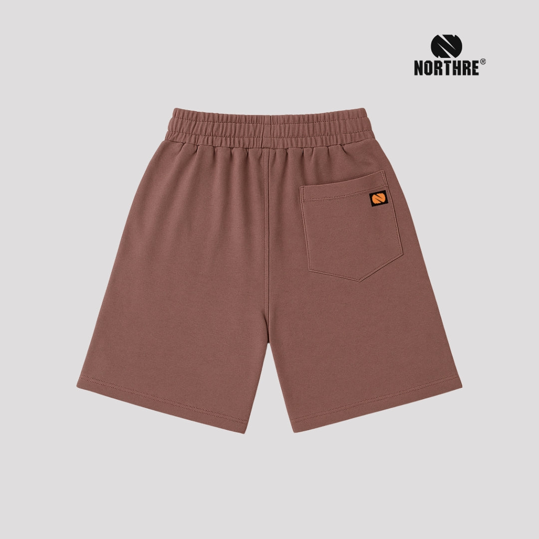 NORTHRE Short Pants Celso Cotton Fleece Chocolate NTbasic