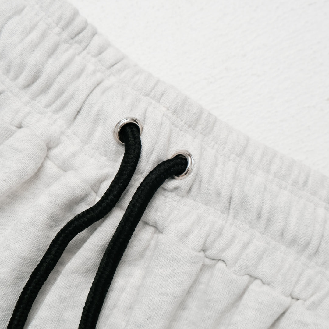 NORTHRE Short Cargo Croco Cotton Fleece Soft Grey NTbasic