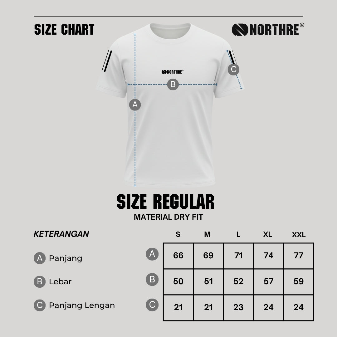 NORTHRE Jersey Running Dryfit Plain DTF NTbasic