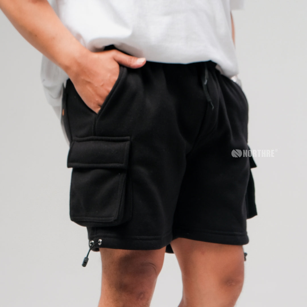 Northre Croco Cargo Pants Black NTbasic