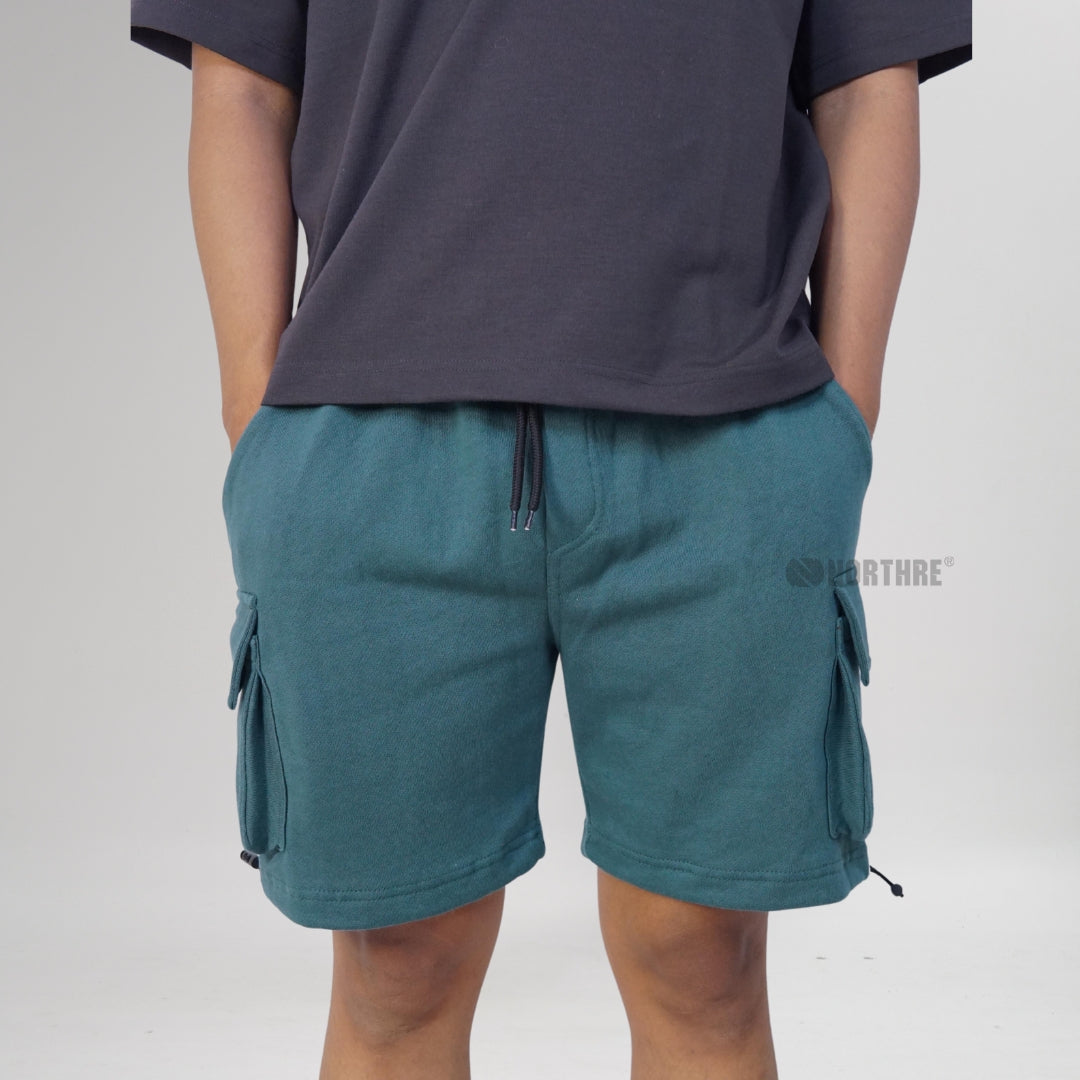 NORTHRE Short Cargo Croco Cotton Fleece Tosca NTbasic