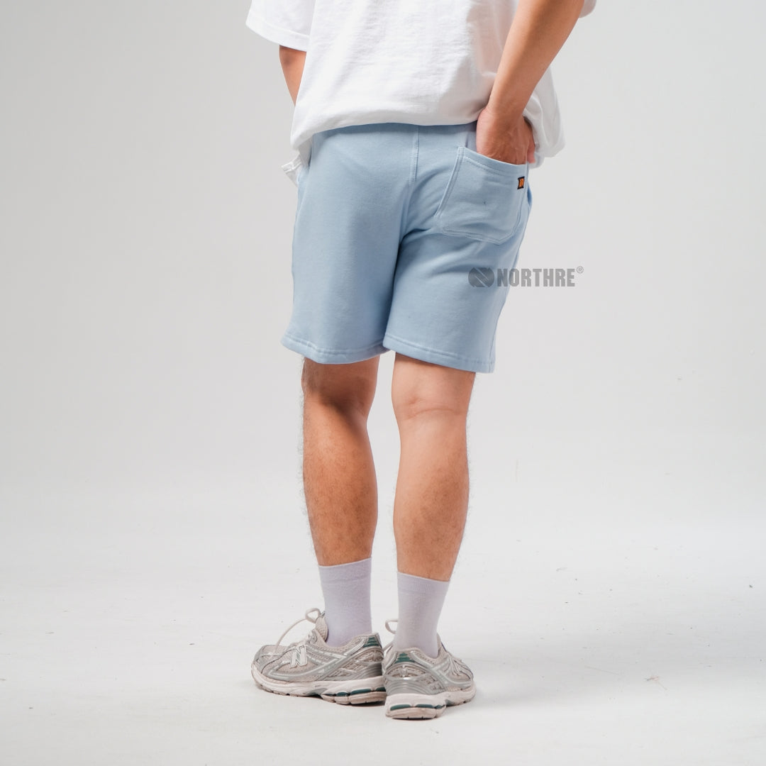 NORTHRE Short Pants Celso Cotton Fleece Sky Blue NTbasic