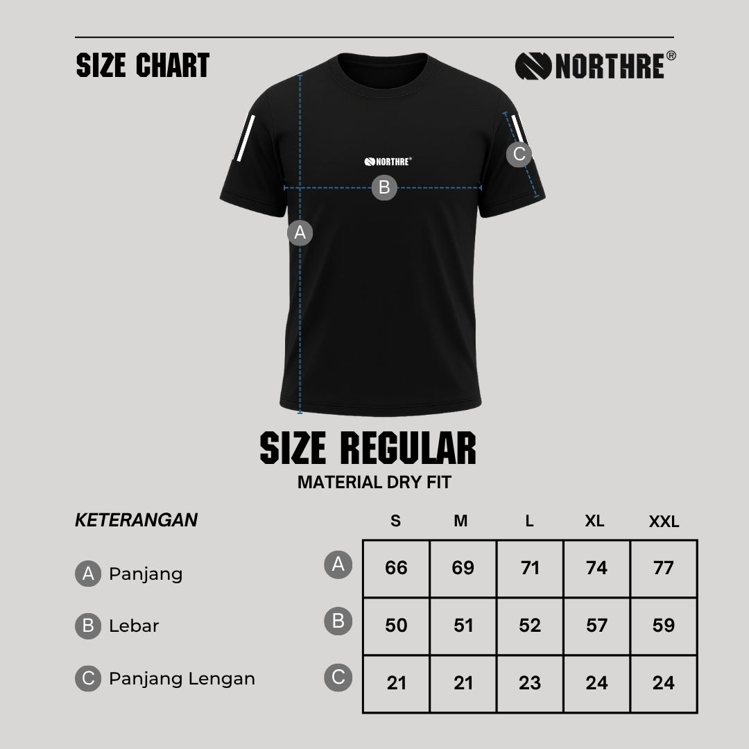NORTHRE Jersey Running Dryfit Plain DTF NTbasic