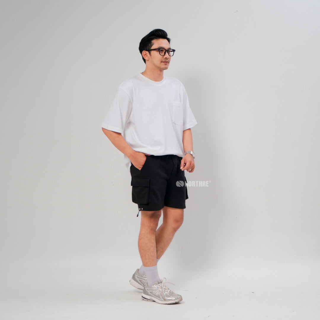 Northre Croco Cargo Pants Black NTbasic