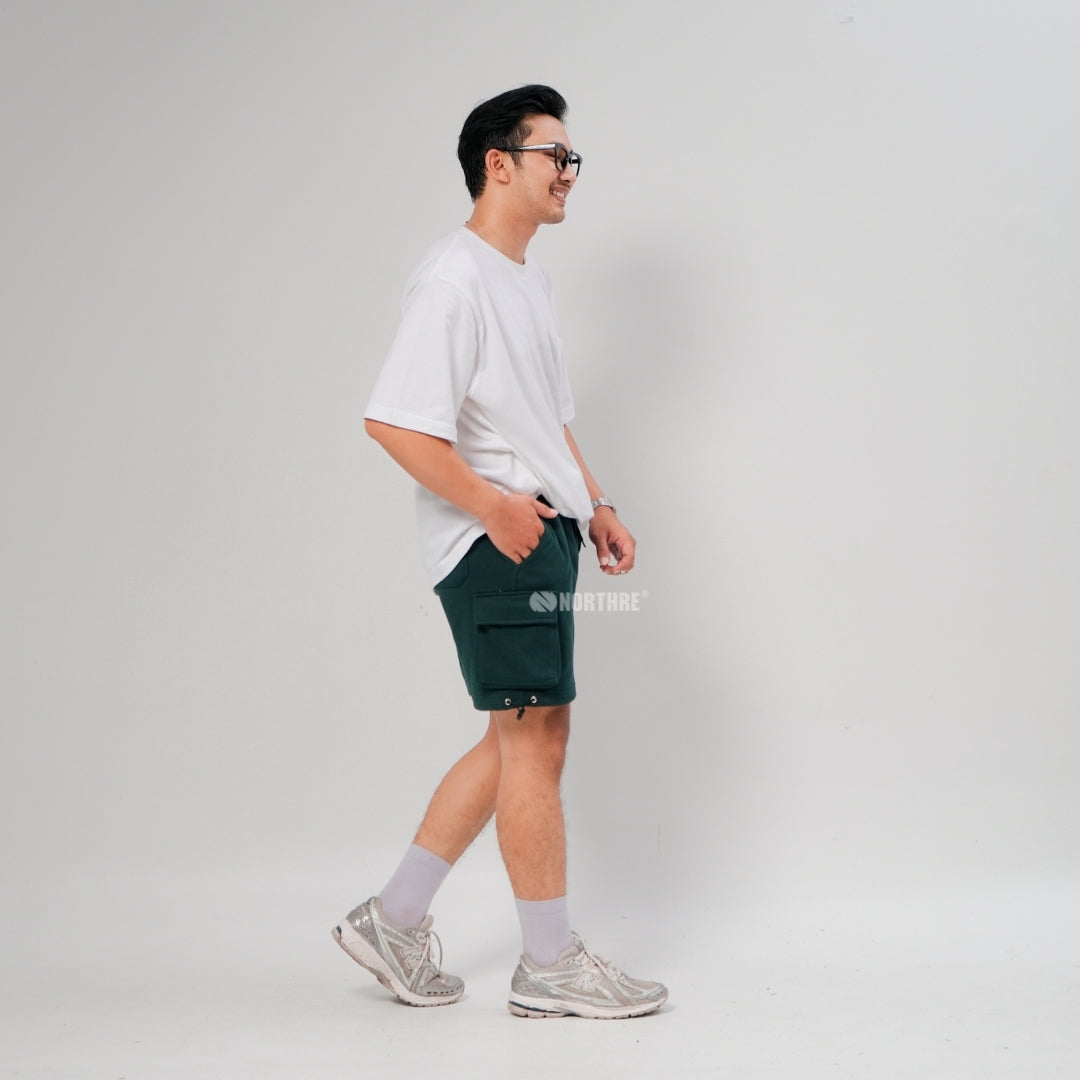 Northre Croco Cargo Pants Bottle Green NTbasic