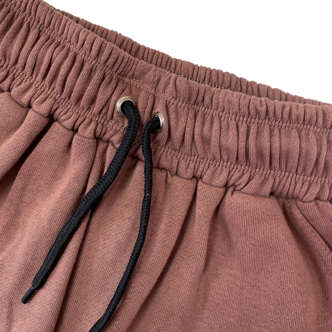 NORTHRE Short Cargo Croco Cotton Fleece Chocolate NTbasic