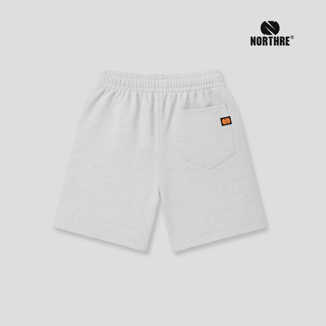 NORTHRE Short Pants Celso Cotton Fleece Soft Grey NTbasic