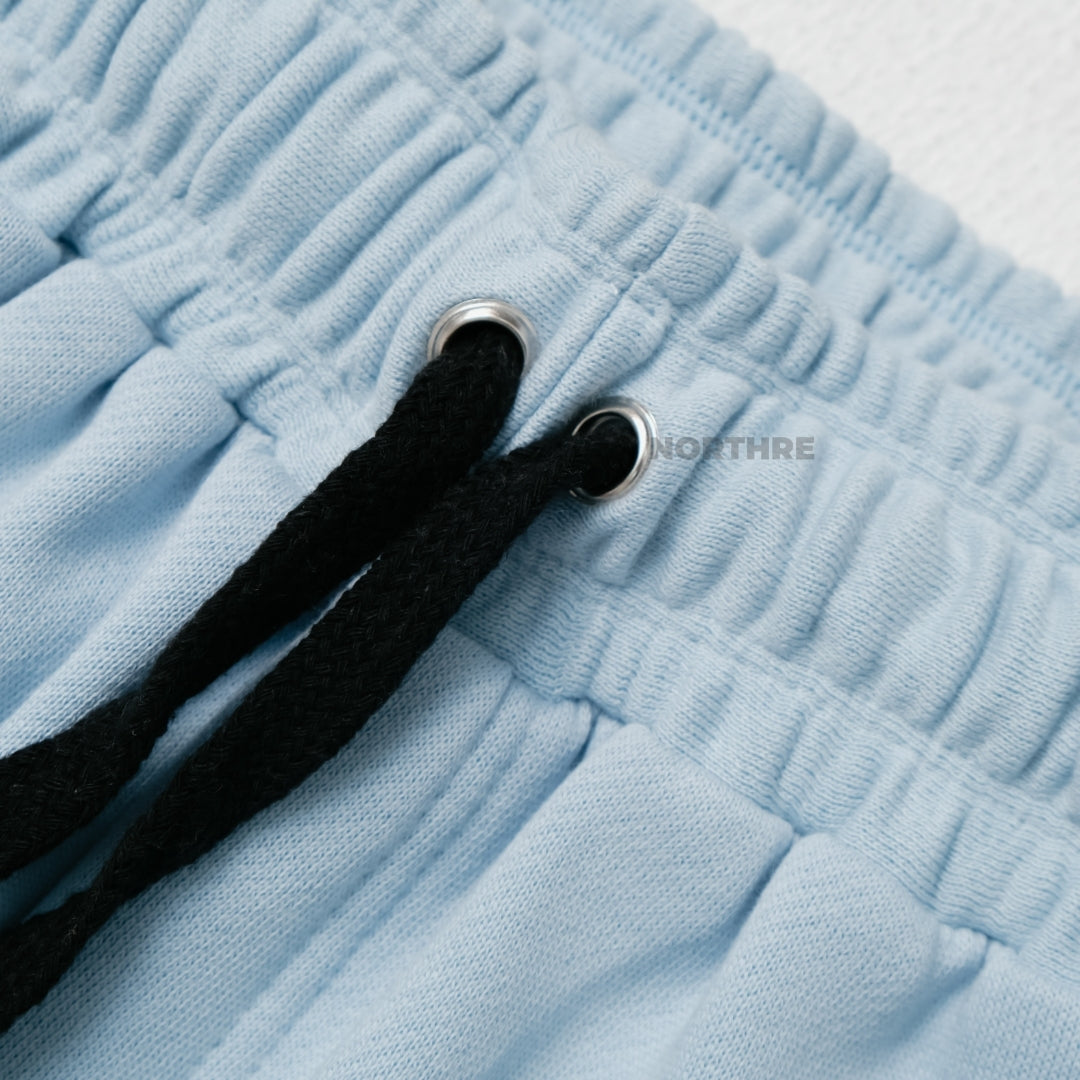 NORTHRE Short Pants Celso Cotton Fleece Sky Blue NTbasic
