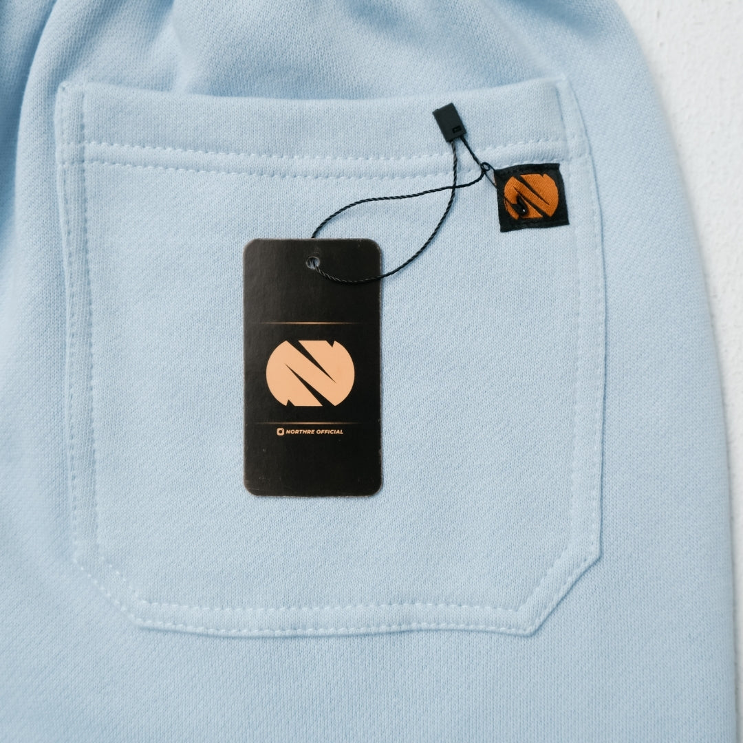 NORTHRE Short Pants Celso Cotton Fleece Sky Blue NTbasic