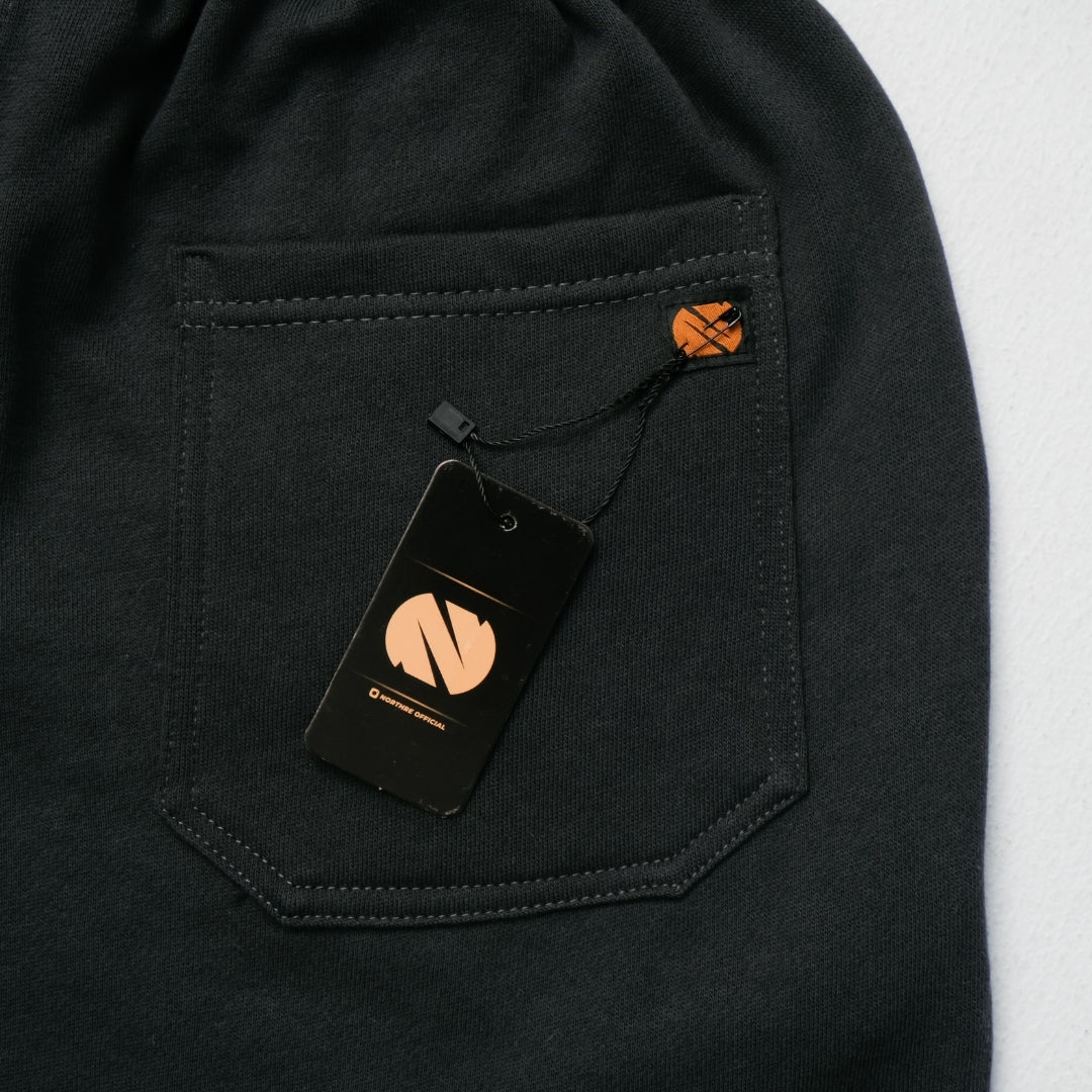 NORTHRE Short Pants Celso Cotton Fleece Dark Grey NTbasic